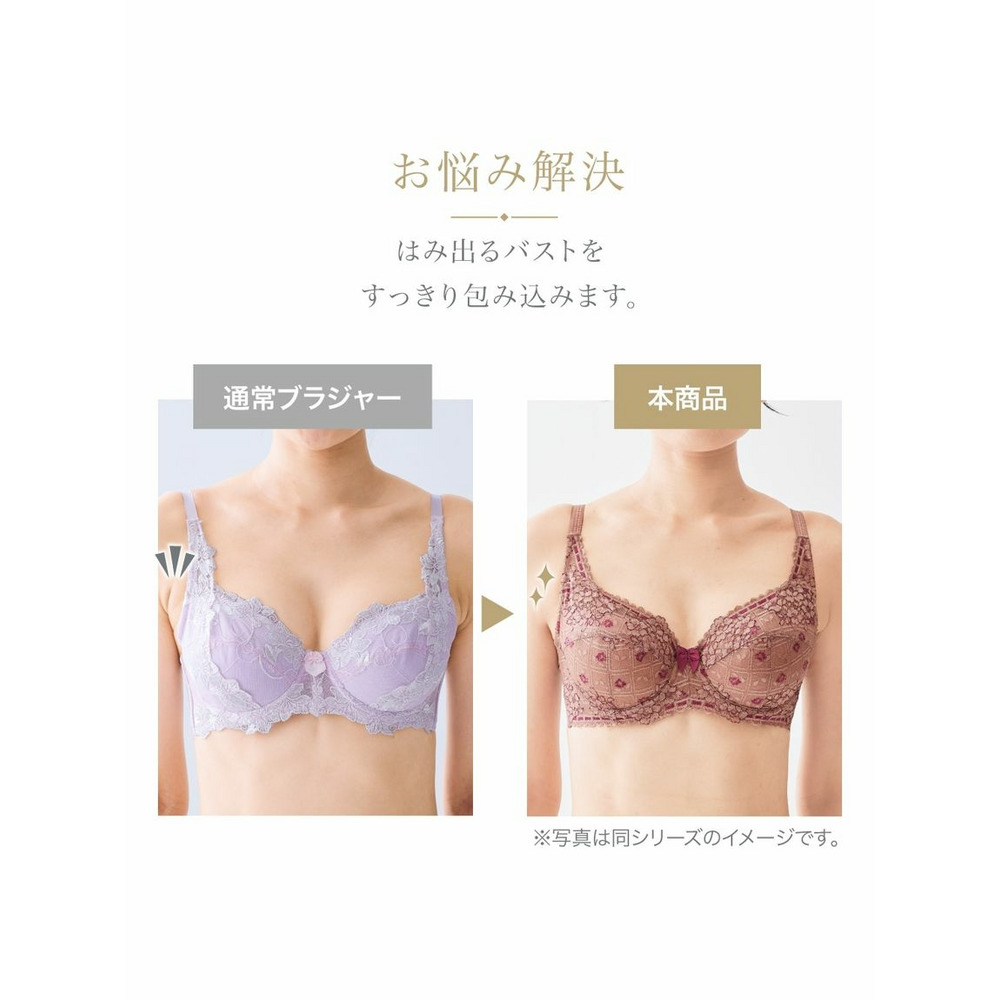 脇ヘムフルカップブラジャー（日本製レース）（トリンプ）（n，FULLRE）5