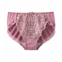 やや深ばき丈ストレッチコーディネートショーツ(ピオニー柄）（トリンプ）（n，FULLRE）