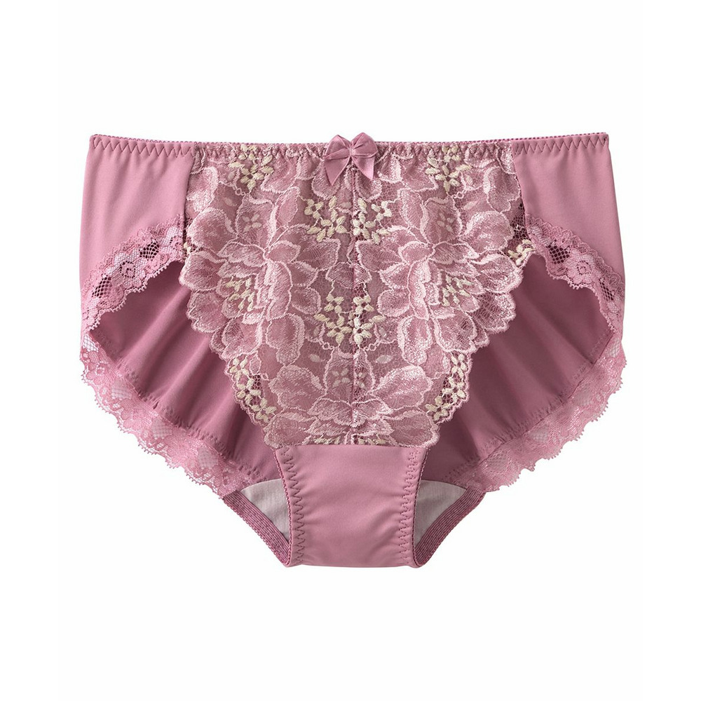 やや深ばき丈ストレッチコーディネートショーツ(ピオニー柄)(トリンプ)(n,FULLRE)1