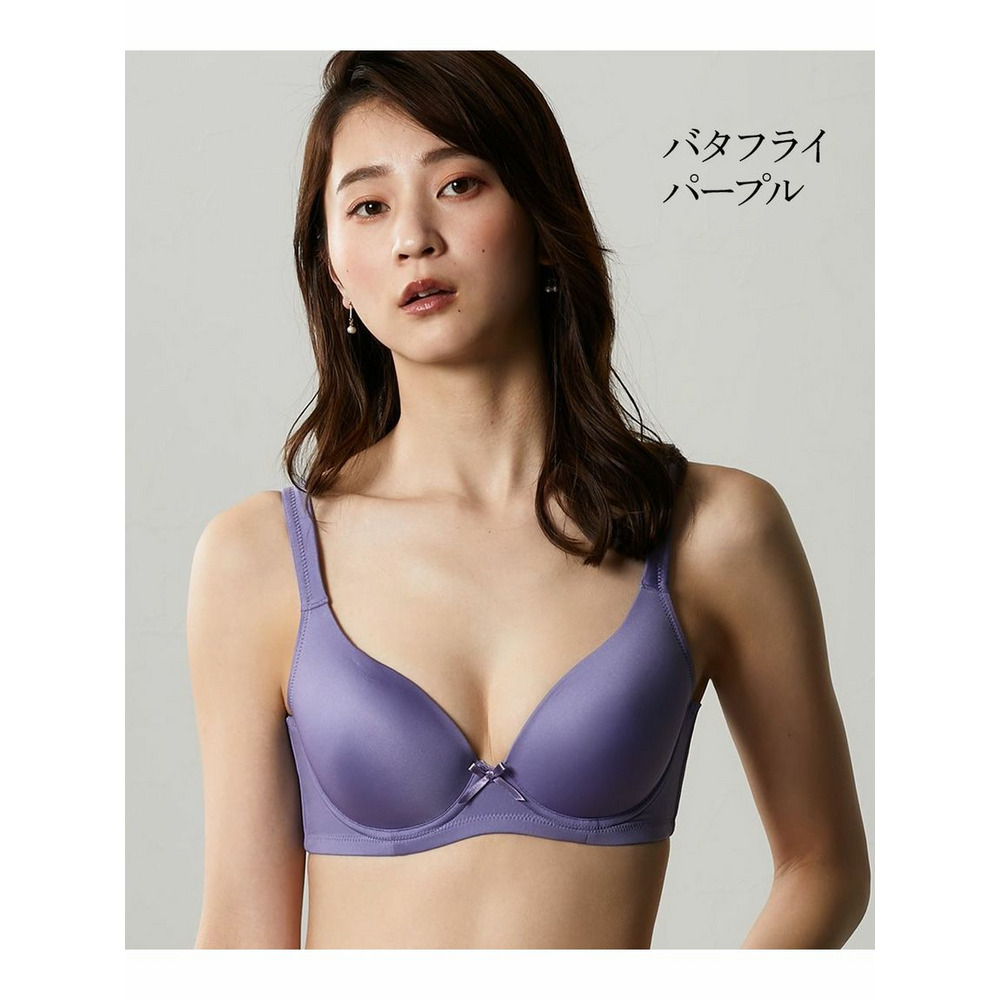 脇すっきり柔らかシームレスブラジャー（トリンプ）18