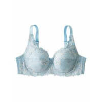 カラフルパレットフルカップブラジャー（クレマチスフラワー柄）（日本製レース）