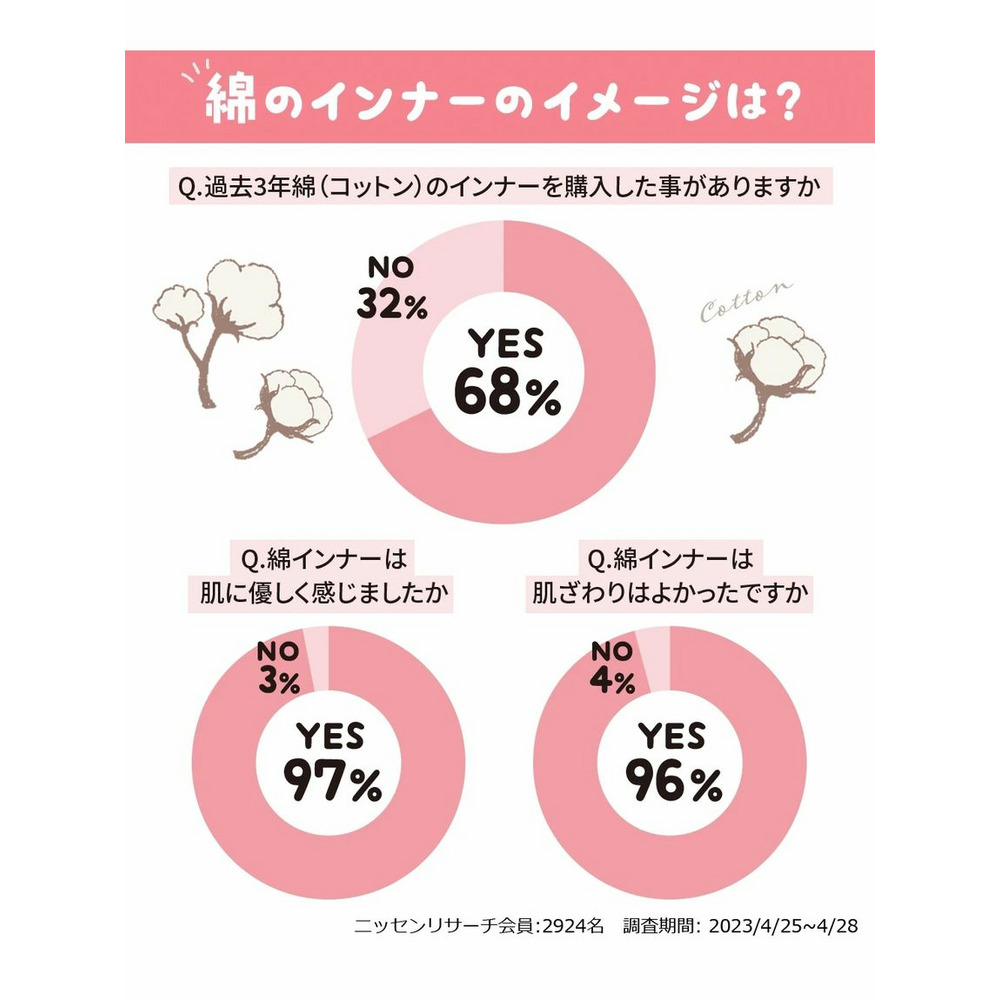 綿100％プリント深ばきサニタリーショーツ夜用4枚組（羽付ナプキン対応）15