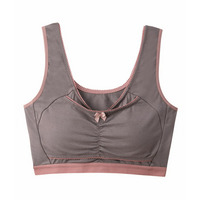 n，Dream　バストを包むストレッチナイトブラジャー(綿混素材)