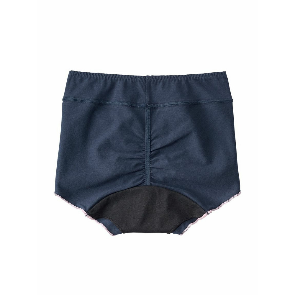 綿混ストレッチ 締め付けない深ばき丈サニタリーショーツ昼用3枚組(羽付ナプキン対応)16