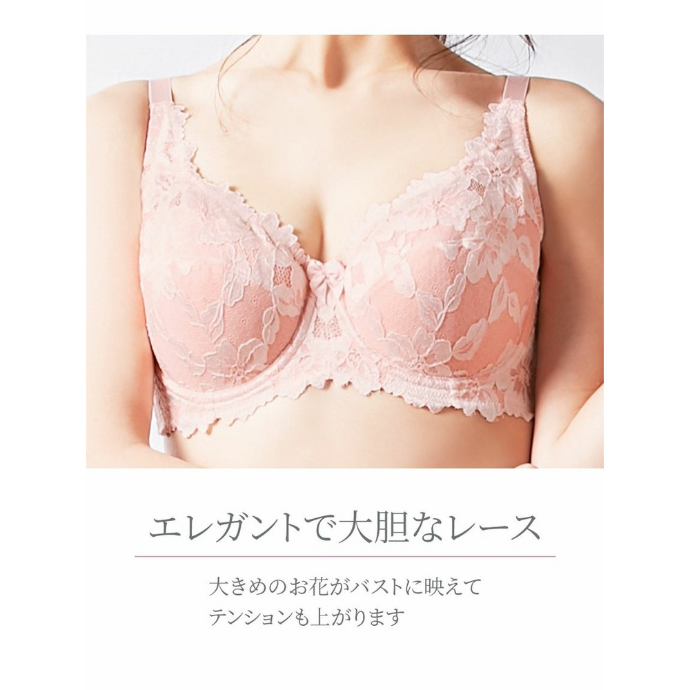 編みレースフルカップブラジャー・ショーツセット(エレガントレース)（トリンプ）（n，FULLRE）11