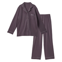 綿100％やわらかスムースシャツパジャマ