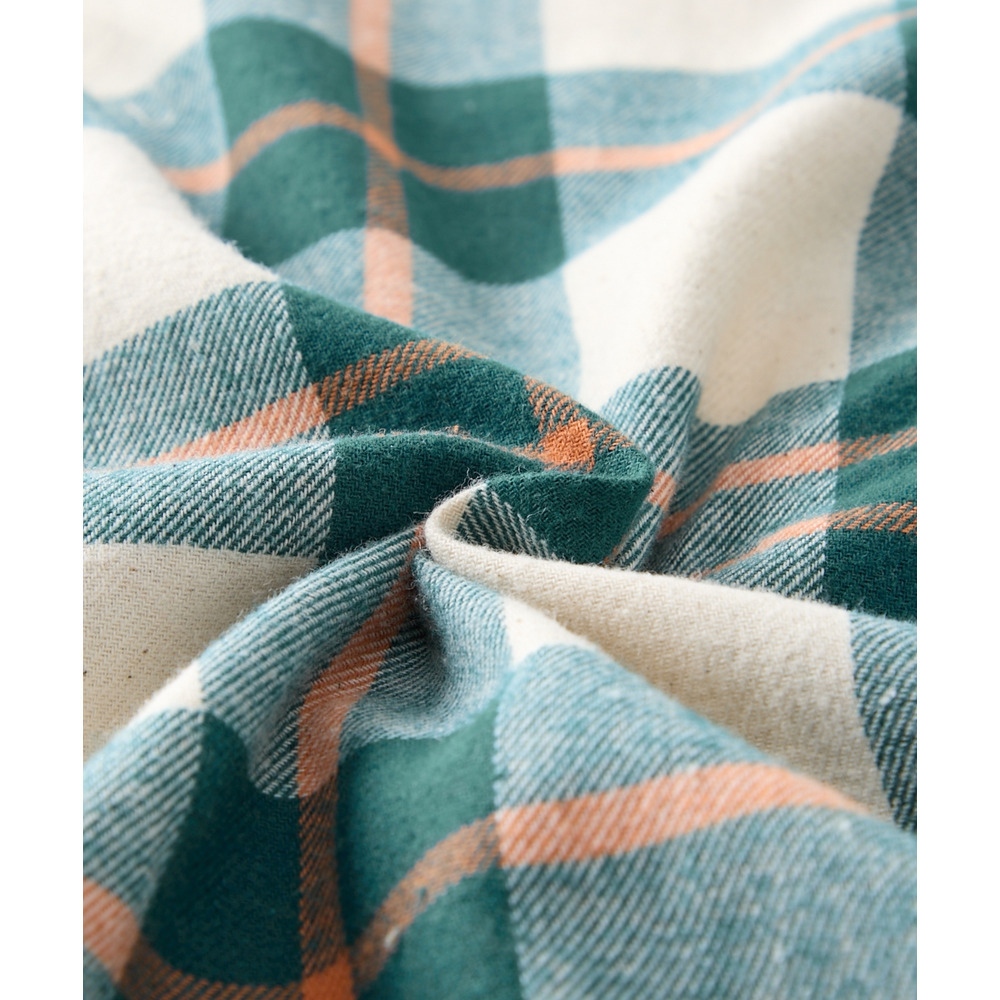 綿100%ネル前開きパジャマ16