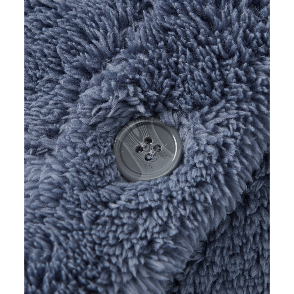 ふわぬくマイクロファー首あったか前開きルームガウン27