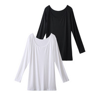 超冷感ＡＩＲ　丈長め長袖インナー2枚組（接触冷感・吸汗速乾・ＵＶカット）