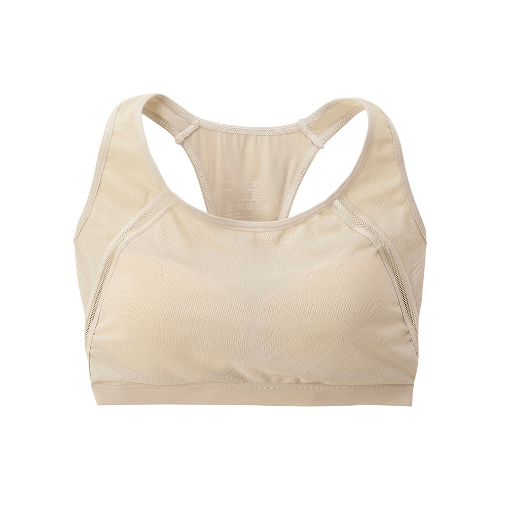 接触冷感 脇メッシュYバックハーフトップ1