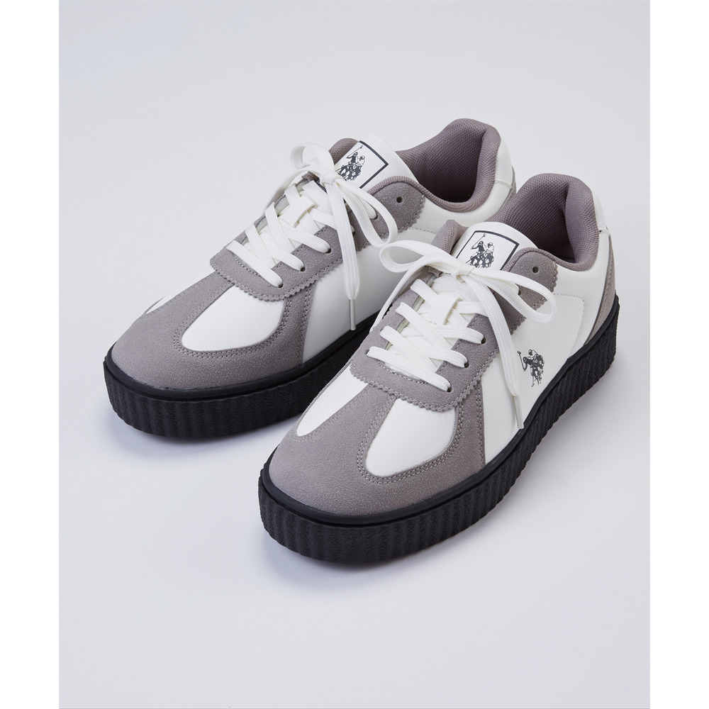 【ゆったり幅広】U.S. POLO ASSN.(ユーエスポロアッスン)レースアップスニーカー(ワイズ4E)1