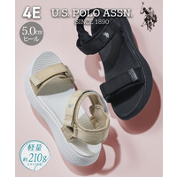【ゆったり幅広】U.S. POLO ASSN.（ユーエスポロアッスン）スポーツサンダル（ワイズ4E）