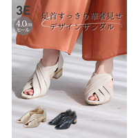 母趾部に優しいストレッチサンダル（低反発中敷・ワイズ3E）