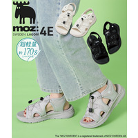 【ゆったり幅広】moz（モズ）超軽量ドロスト付スポーツサンダル（ワイズ4E）