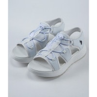 【ゆったり幅広】U.S. POLO ASSN.（ユーエスポロアッスン）超軽量ドロスト付サンダル（ワイズ４E）