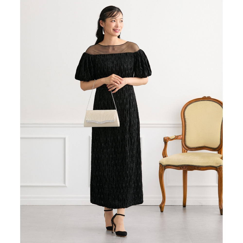 【結婚式バッグ】プリーツデザイン3WAYパーティバッグ10