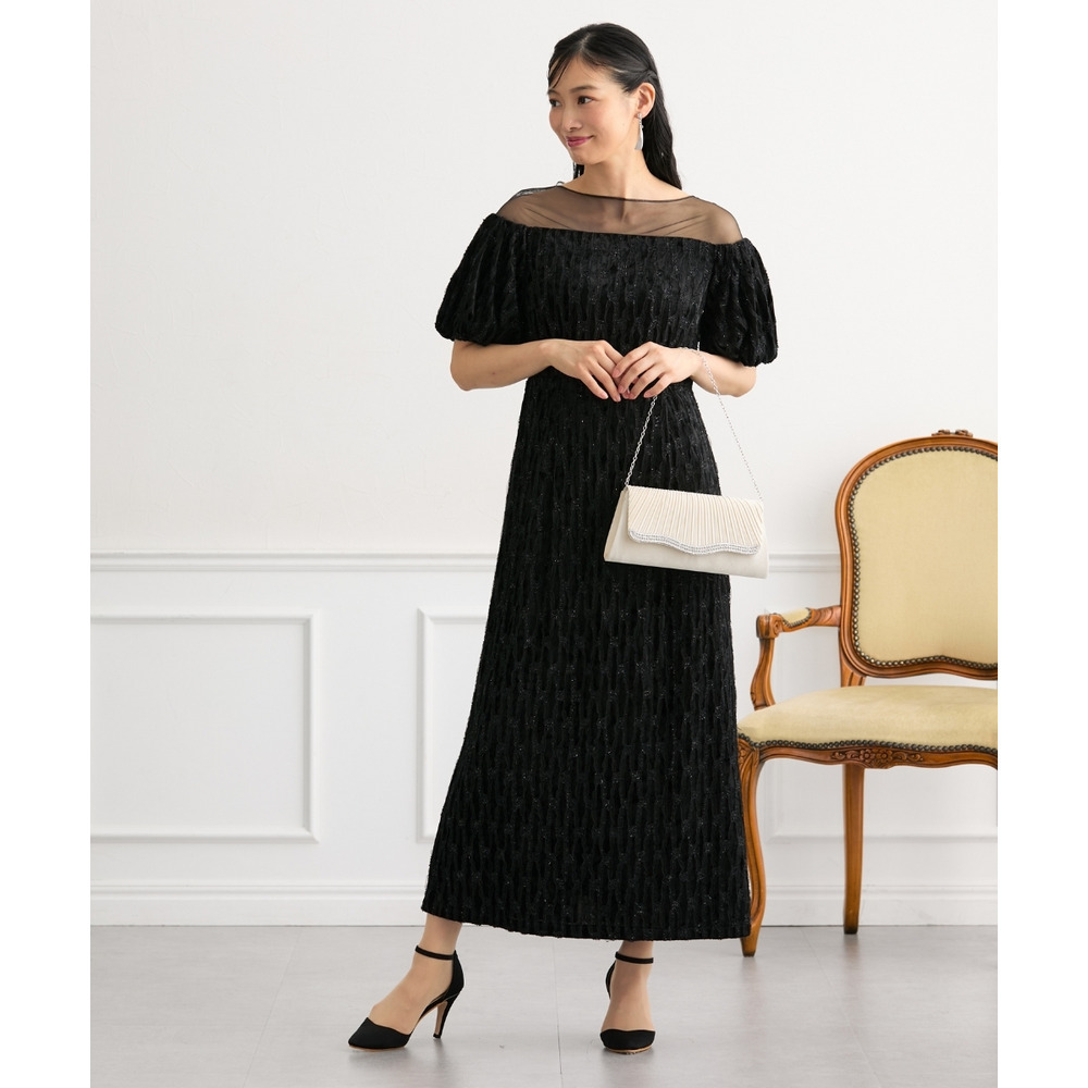 【結婚式バッグ】プリーツデザイン3WAYパーティバッグ9