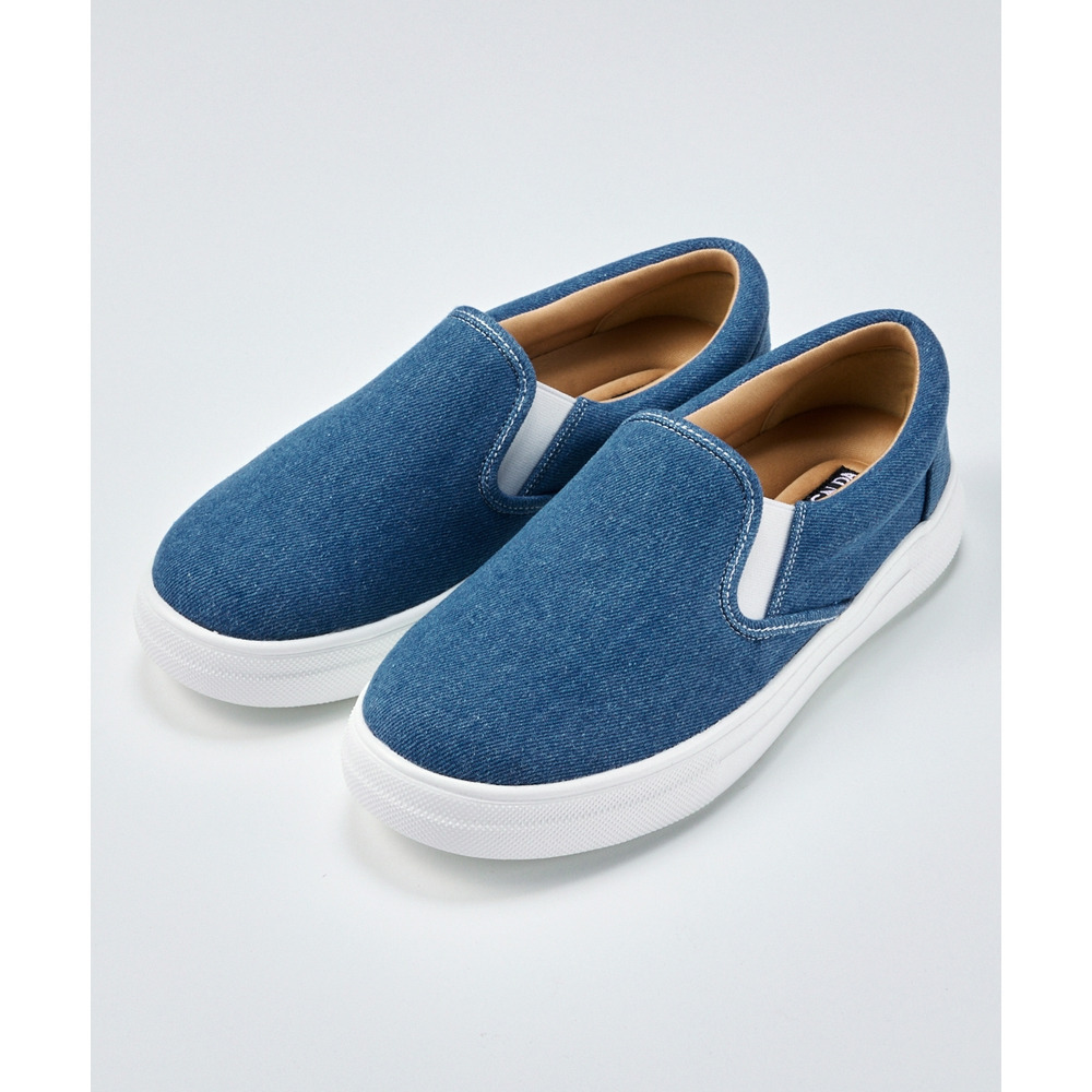 【ゆったり幅広】軽量スリッポンスニーカー(ワイズ4E)1