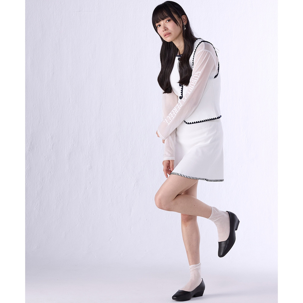 【ゆったり幅広】スクエアトゥローヒールパンプス(ワイズ4E)ACQUA PALETTE(アクアパレット)16