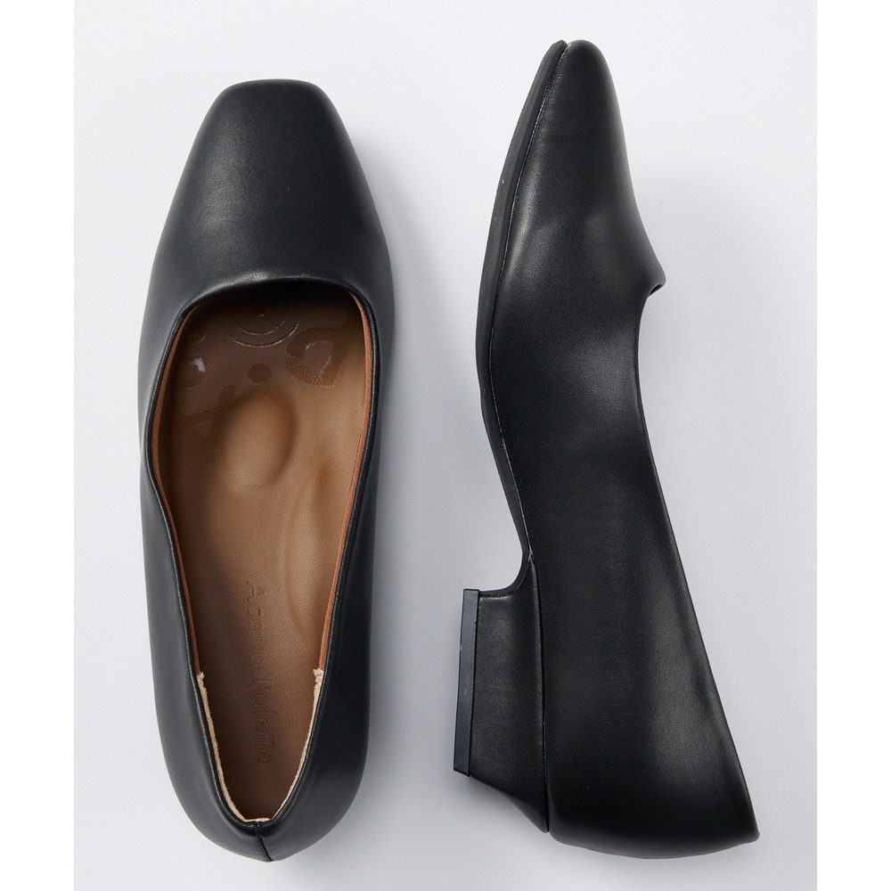 【ゆったり幅広】スクエアトゥローヒールパンプス(ワイズ4E)ACQUA PALETTE(アクアパレット)21