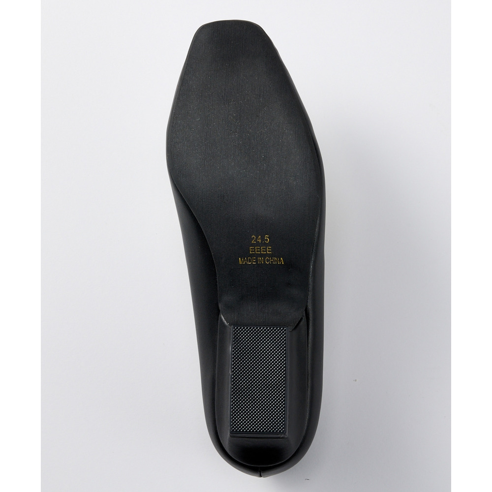 【ゆったり幅広】スクエアトゥローヒールパンプス(ワイズ4E)ACQUA PALETTE(アクアパレット)22