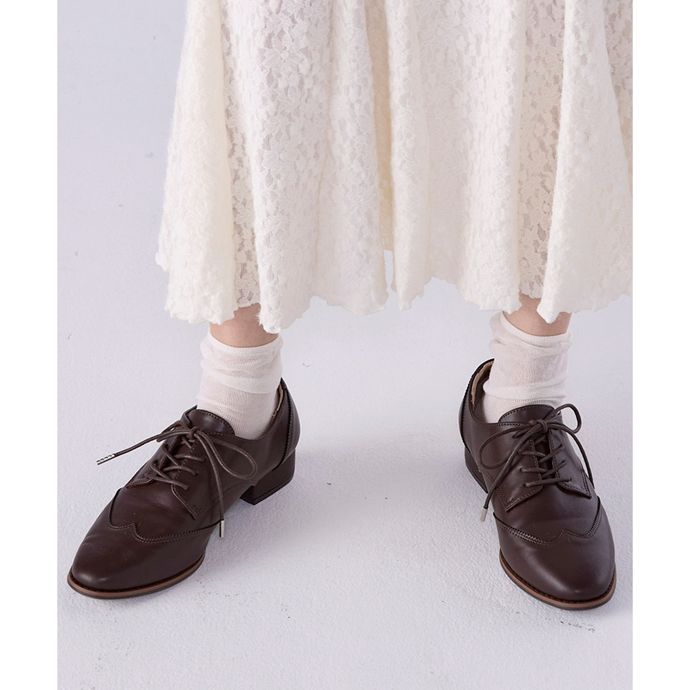 【ゆったり幅広】切替デザインレースアップシューズ(ワイズ4E)ACQUA PALETTE(アクアパレット)16