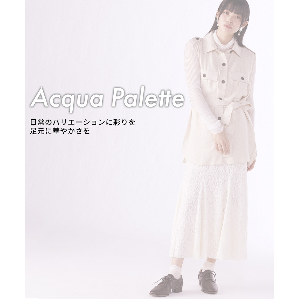 【ゆったり幅広】切替デザインレースアップシューズ(ワイズ4E)ACQUA PALETTE(アクアパレット)3
