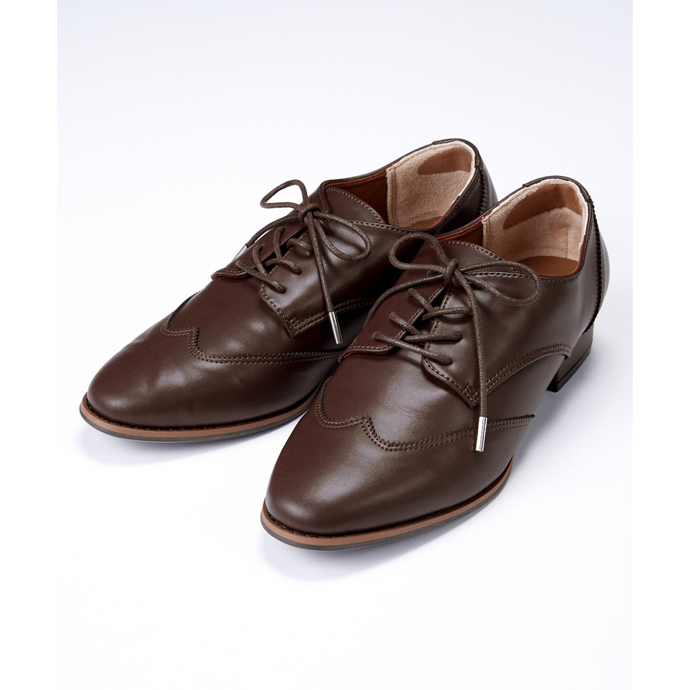 【ゆったり幅広】切替デザインレースアップシューズ(ワイズ4E)ACQUA PALETTE(アクアパレット)1