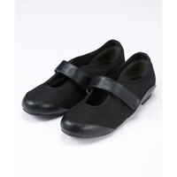 【ゆったり幅広】痛いところにやさしいワンベルトメッシュシューズ（ワイズ４E）