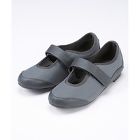 【ゆったり幅広】痛いところにやさしいワンベルトメッシュシューズ（ワイズ４E）