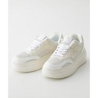 【ゆったり幅広】moz（モズ）厚底レースアップスニーカー（ワイズ４Ｅ）