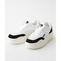 【ゆったり幅広】moz（モズ）厚底レースアップスニーカー（ワイズ４Ｅ）