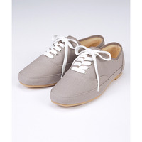 【ゆったり幅広】やわらかレースアップスニーカー(ワイズ4E)