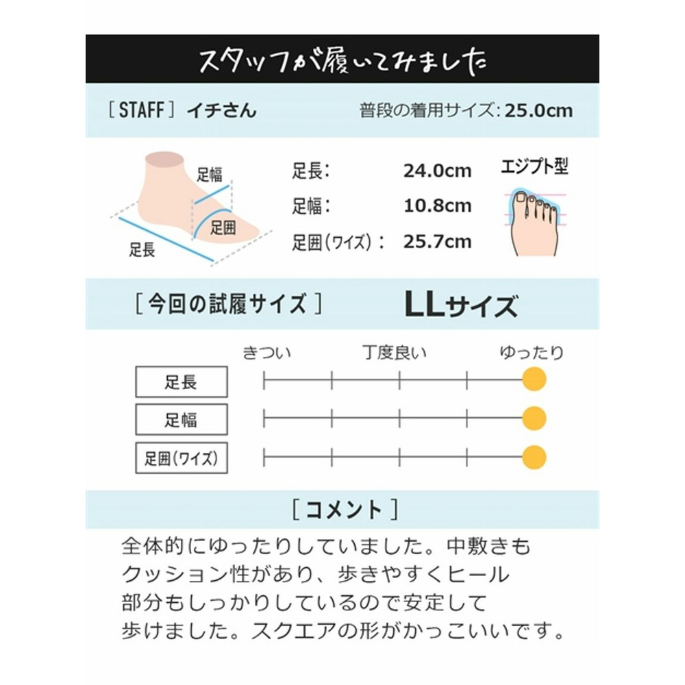 【ゆったり幅広】スクエアトゥローヒールパンプス（低反発中敷）（ワイズ４Ｅ）21