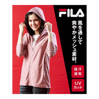 大きいサイズ　パーカー（吸汗速乾・UVカット）／FILA