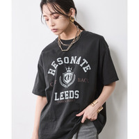 綿100%ピグメント染ロゴプリントTシャツ　大きいサイズ　シックスタイル