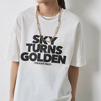 綿100%ロゴプリントTシャツ　大きいサイズ　シックスタイル
