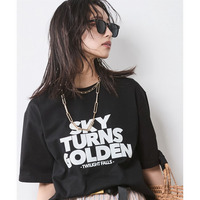 綿100%ロゴプリントTシャツ　大きいサイズ　シックスタイル