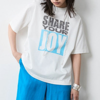 綿100%ロゴプリントTシャツ　大きいサイズ　シックスタイル