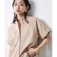 綿麻チュニックシャツ　大きいサイズ　シックスタイル