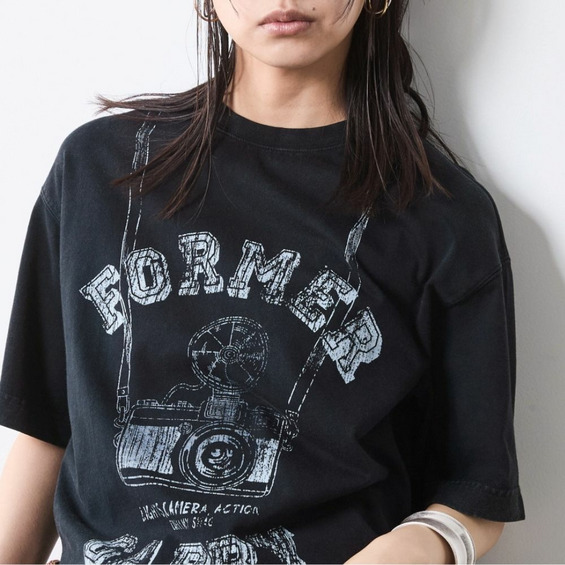 綿100%グラフィックプリントTシャツ 大きいサイズ シックスタイル【アリノマ/Alinoma】 綿100%グラフィックプリントTシャツ 大きいサイズ シックスタイル【アリノマ/Alinoma】
