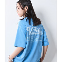 綿100%ピグメント染バックロゴプリントTシャツ　大きいサイズ　シックスタイル