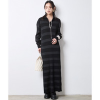 ポロニットマキシワンピース 大きいサイズ　シックスタイル