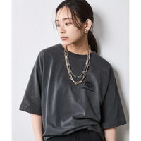 綿100％ピグメント染バックプリントTシャツ 大きいサイズ　シックスタイル