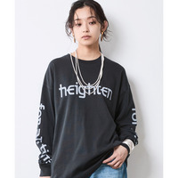 綿100％ロゴプリントロングスリーブTシャツ 大きいサイズ　シックスタイル