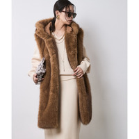 フェイクファーフーディマフラー 大きいサイズ　シックスタイル