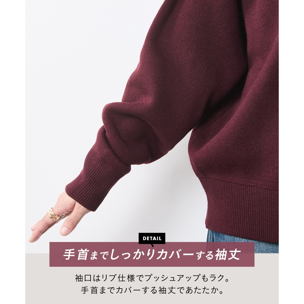 Vネックニットプルオーバー 大きいサイズ シックスタイル13