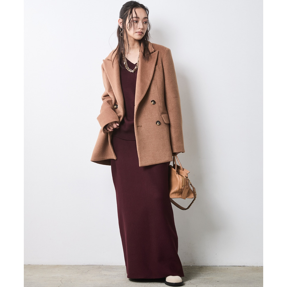 Vネックニットプルオーバー 大きいサイズ シックスタイル20