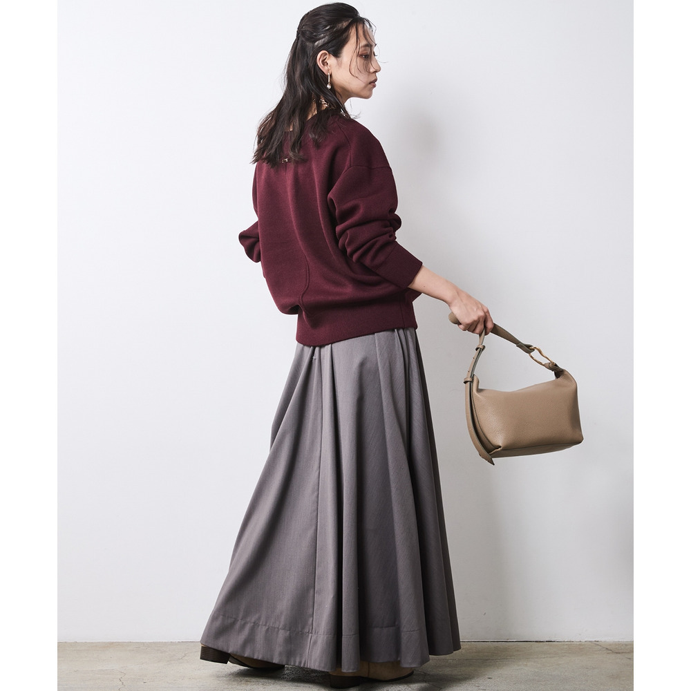 Vネックニットプルオーバー 大きいサイズ シックスタイル25