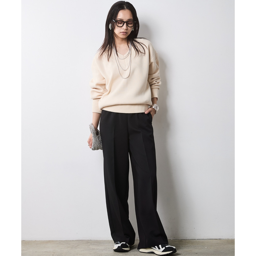 Vネックニットプルオーバー 大きいサイズ シックスタイル9